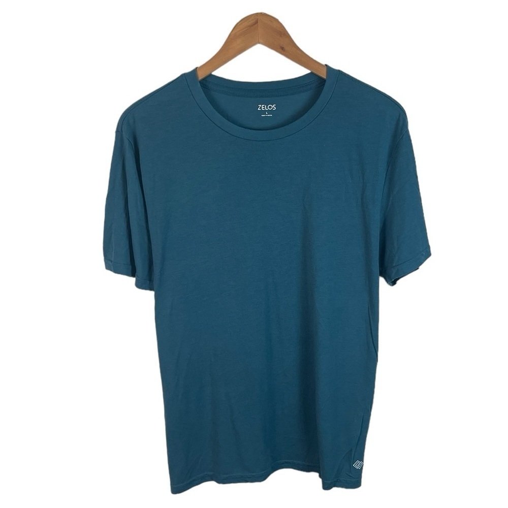 TS551 Men’s Zelos Athletic Performance Brand Stretch T Shirt L